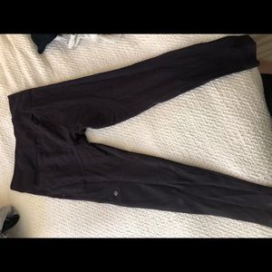 Lululemon purple thermal leggings SZ 12
